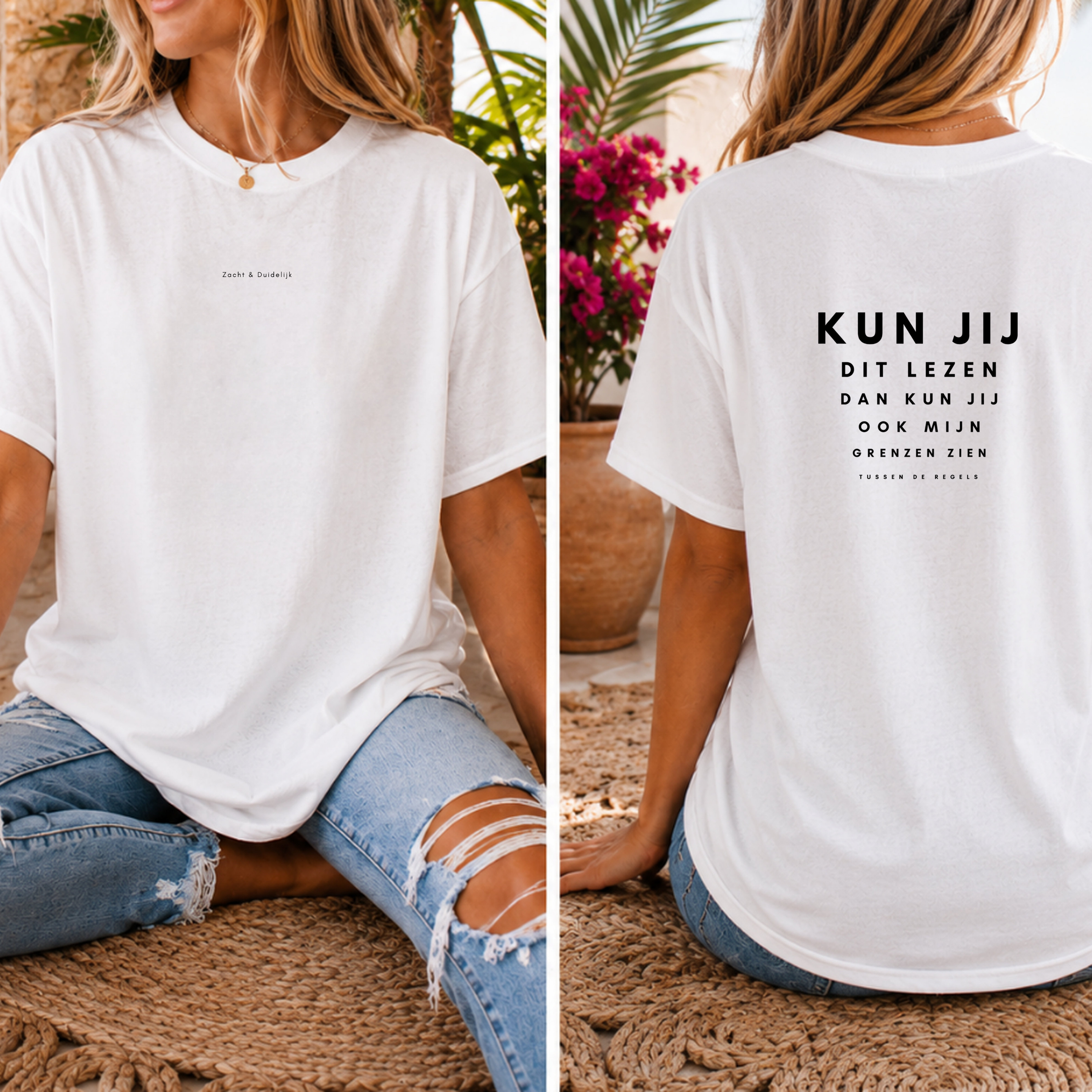 Grenzen Zien- Statement T-shirt